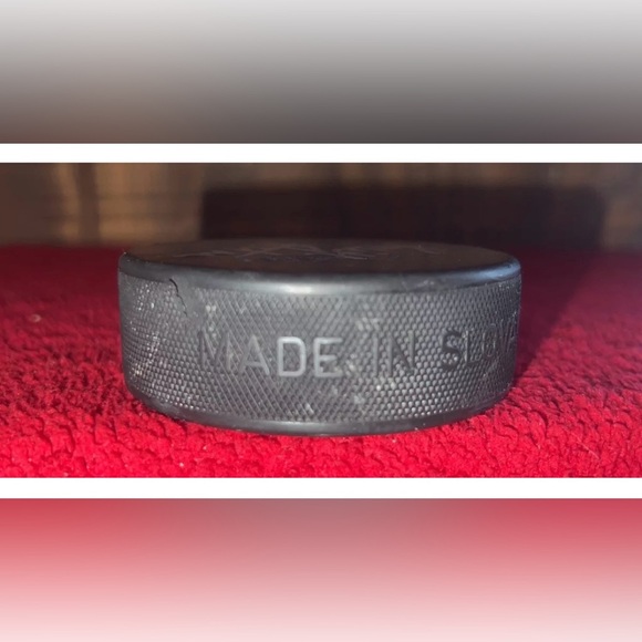 Signed Keith Acton Vegum NHL Black Hockey Puck Collectible - Picture 5 of 9